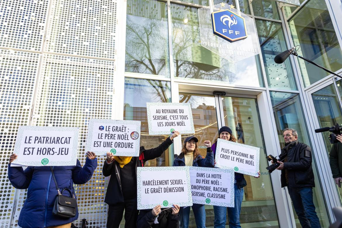 Protestas contra el presidente de la Federación Francesa de Fútbol_EFE