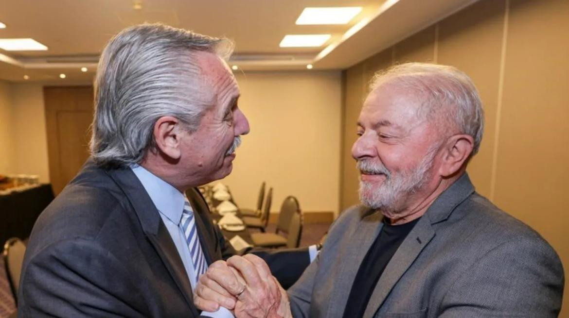 Alberto Fernández y Lula. Foto: REUTERS