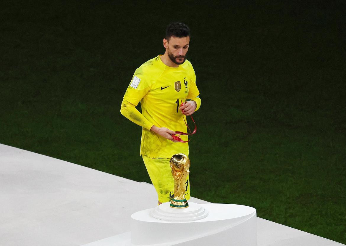 Hugo Lloris; selección de Francia; Qatar 2022. Foto: Reuters.