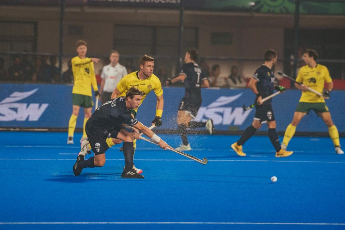 Los Leones 2; Mundial de Hockey India 2023. Foto: Twitter @DeportesAR.