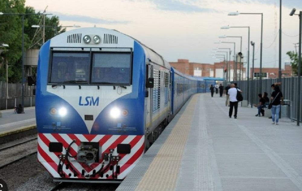 Servicio de trenes de Línea San Martín. Foto: NA.