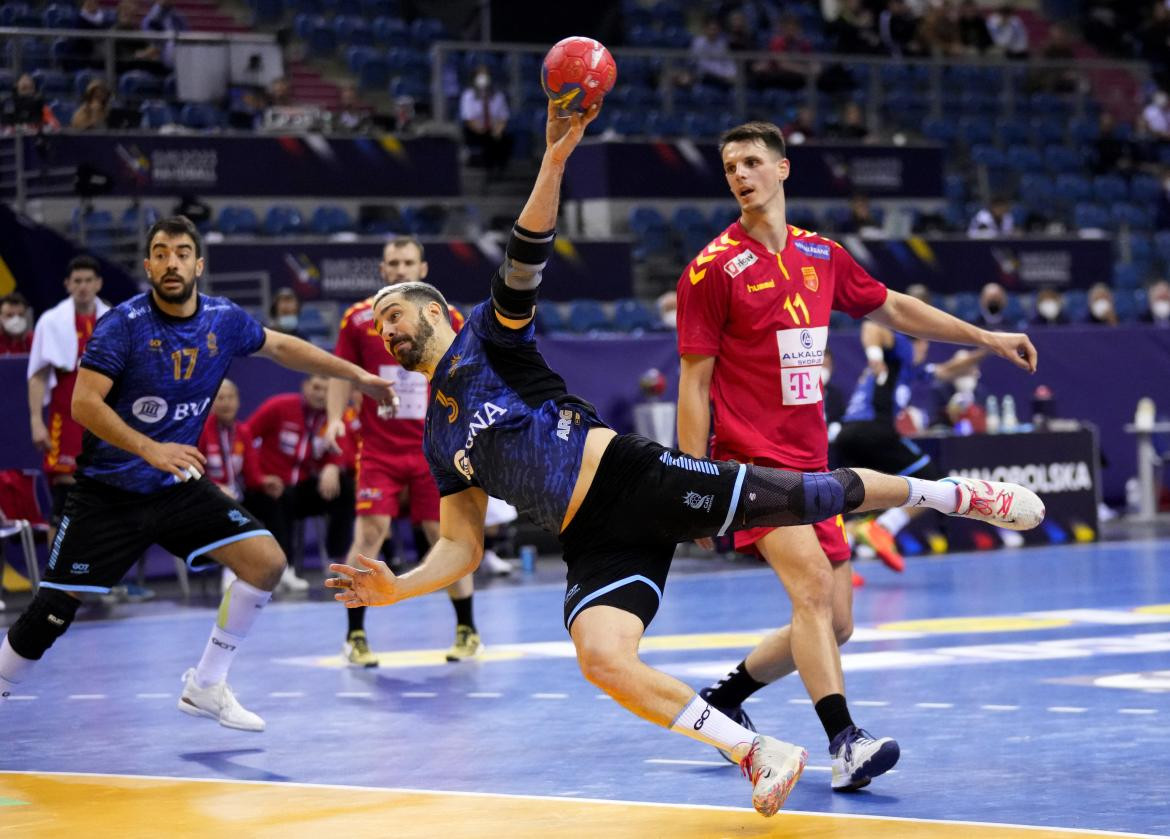 Mundial de Handball 2023, Argentina vs. Macedonia del Norte. Foto: REUTERS