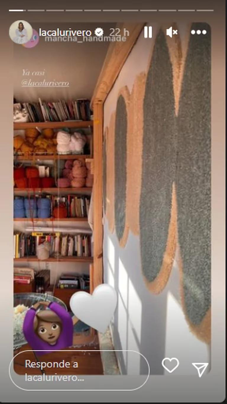 Calu Rivero mostró el futuro cuarto de su hijo (Foto: Instagram)