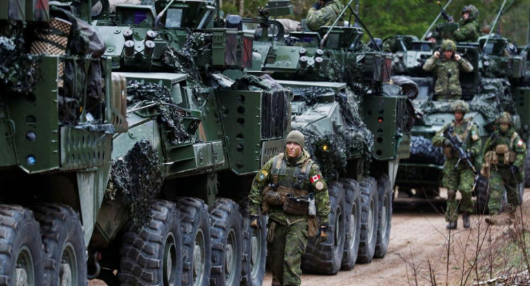 Guerra en Ucrania, armamento. Foto: REUTERS