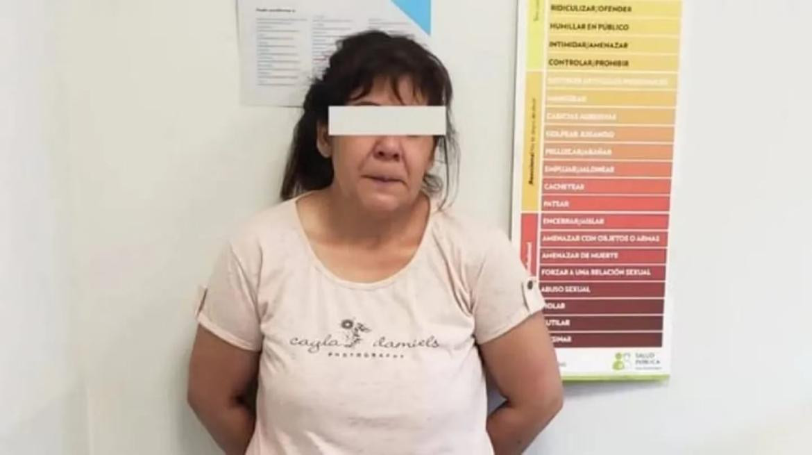 Rosa Quiñonez, la mujer que confesó el crimen de su pareja en San Fernando. Foto: Policía bonaerense