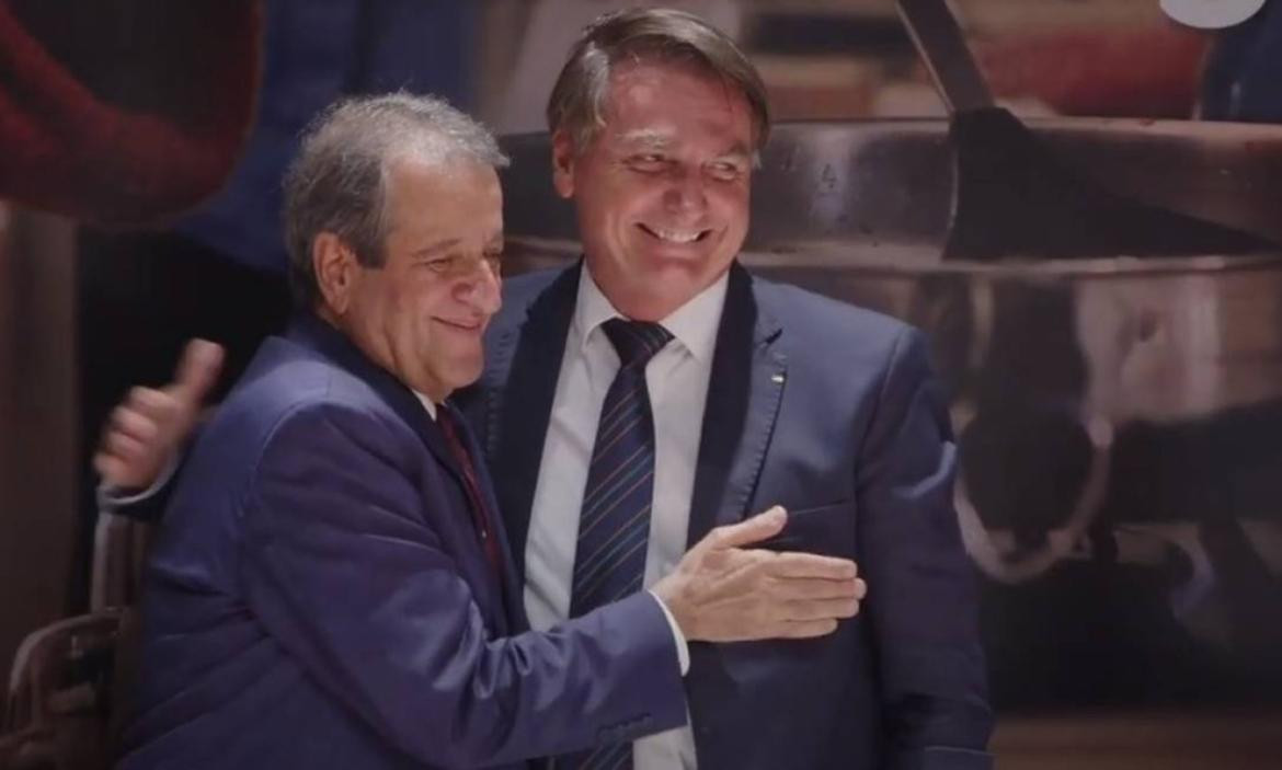 Valdemar Costa Neto y Jair Bolsonaro. Foto: O Globo