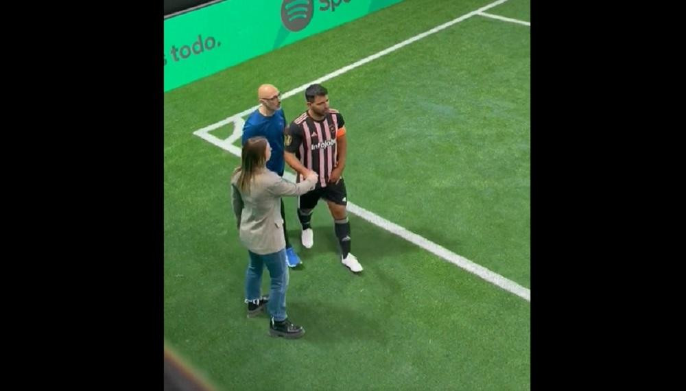 Sergio Kun Aguero, foto captura de video