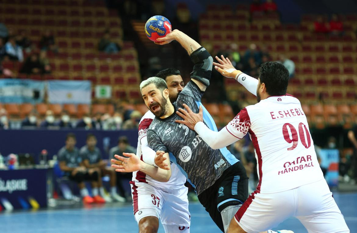 Federico Pizarro; Mundial de Handball 2023. Foto: Reuters.