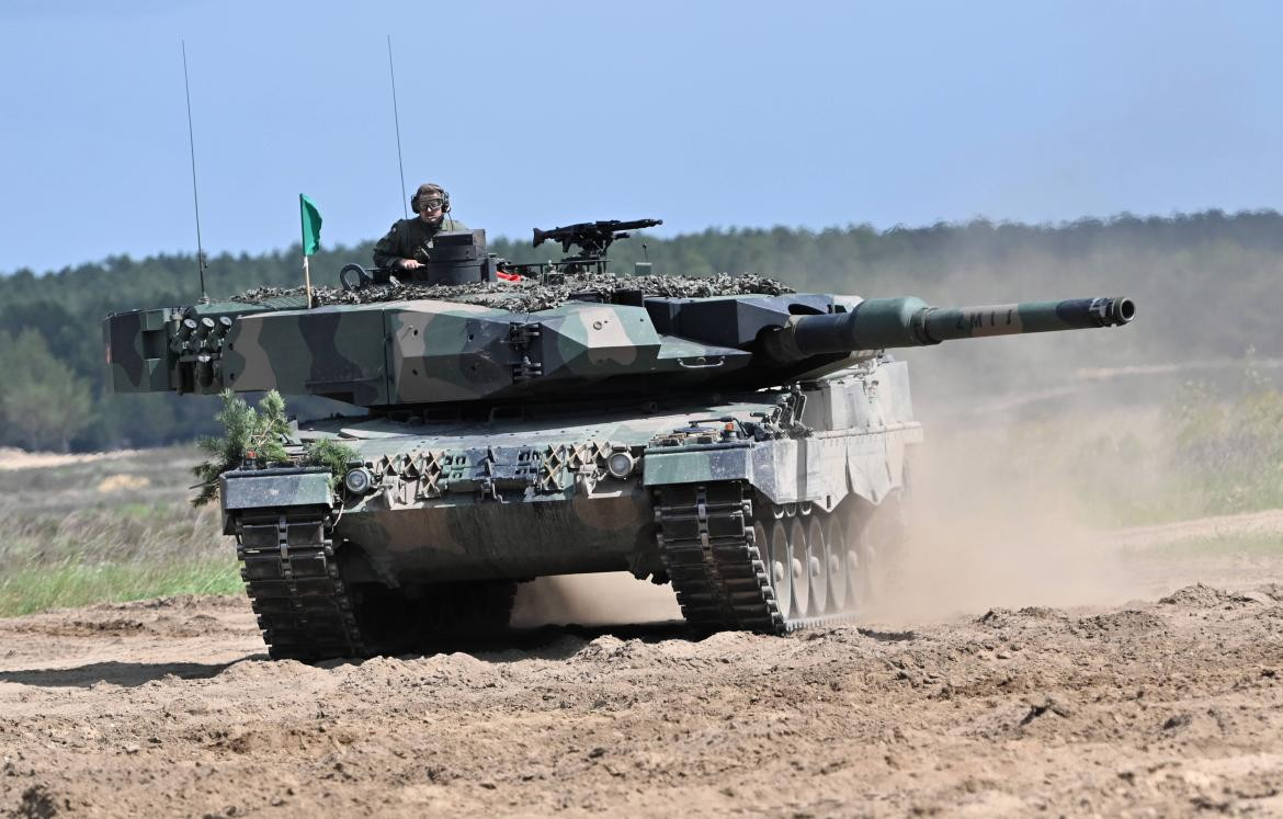 Tanques Leopard. Foto: EFE.