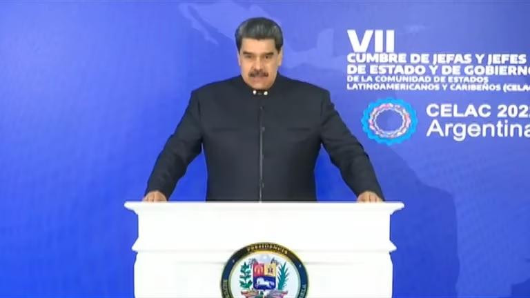 Nicolás Maduro grabó un video que fue pasado durante la VII Cumbre de la CELAC