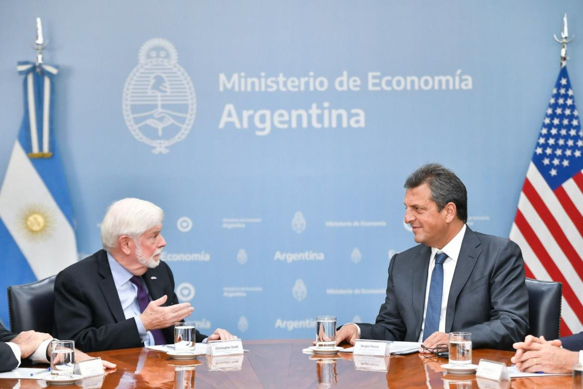 Sergio Massa, se reunió con el Asesor Especial del Presidente Joe Biden para las Américas, Christopher Dodd 