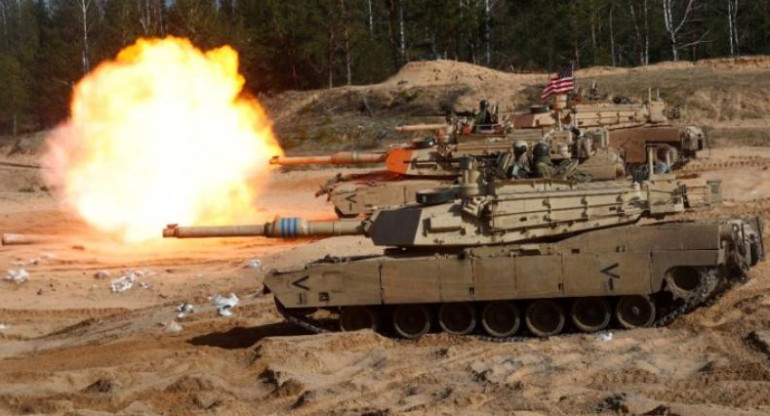 Estados Unidos entregará a Ucrania tanques M1 Abrams. Foto: REUTERS