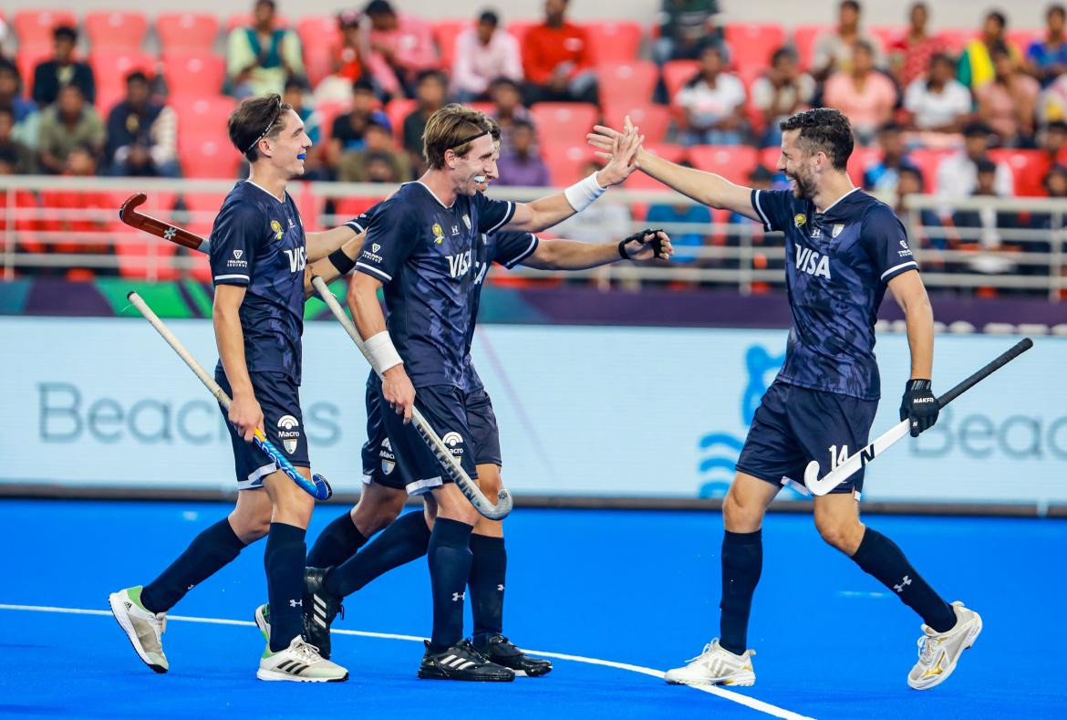 Los Leones en el Mundial de Hockey sobre Césped 2023.