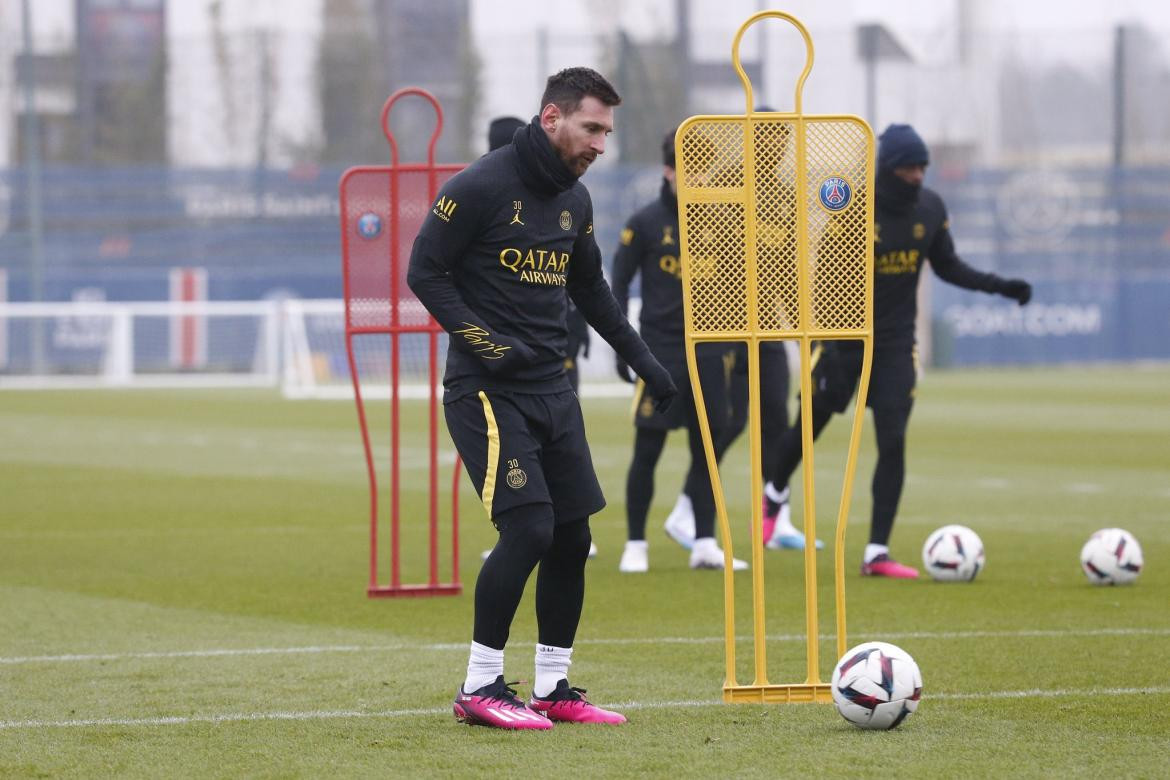 Lionel Messi; PSG. Foto: Twitter @PSG_inside.