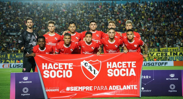 Independiente vs. Boca. Foto: Twitter @Independiente.