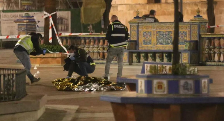 Ataque mortal en Algeciras, España. Foto: La Nación