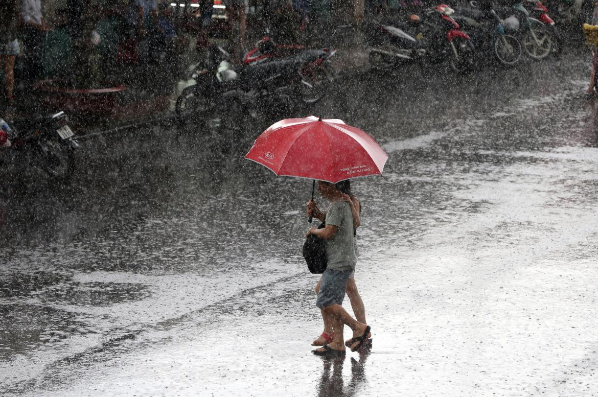 Alerta amarilla por lluvias. Foto: Reuters
