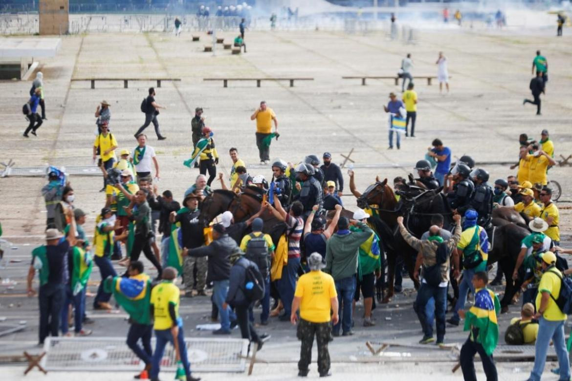 Incidentes en Brasil. Foto: REUTERS