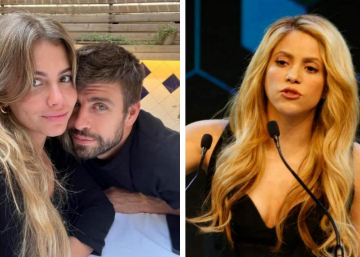 Shakira, Piqué y Clara Chía_Instagram y Reuters