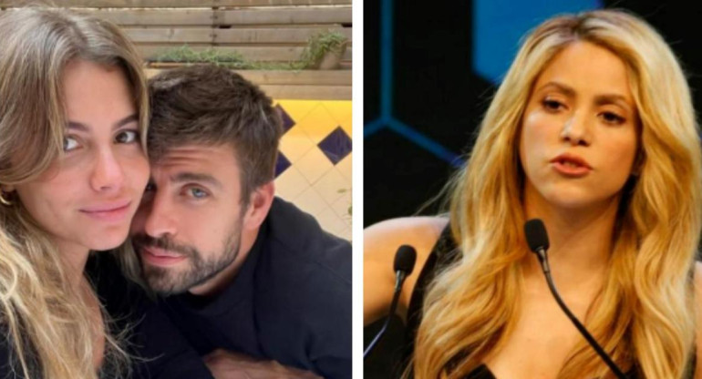 Shakira, Piqué y Clara Chía_Instagram y Reuters