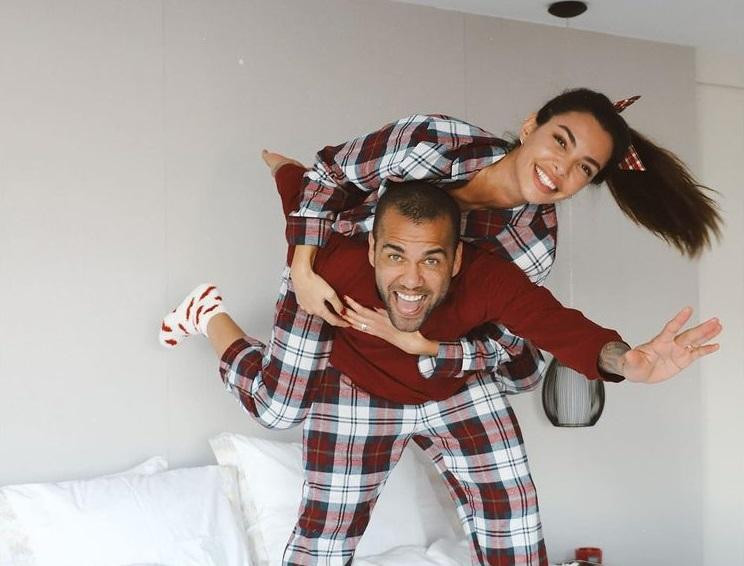 La última foto de Joana Sanz con Dani Alves. Foto: Instagram @joanasanz.