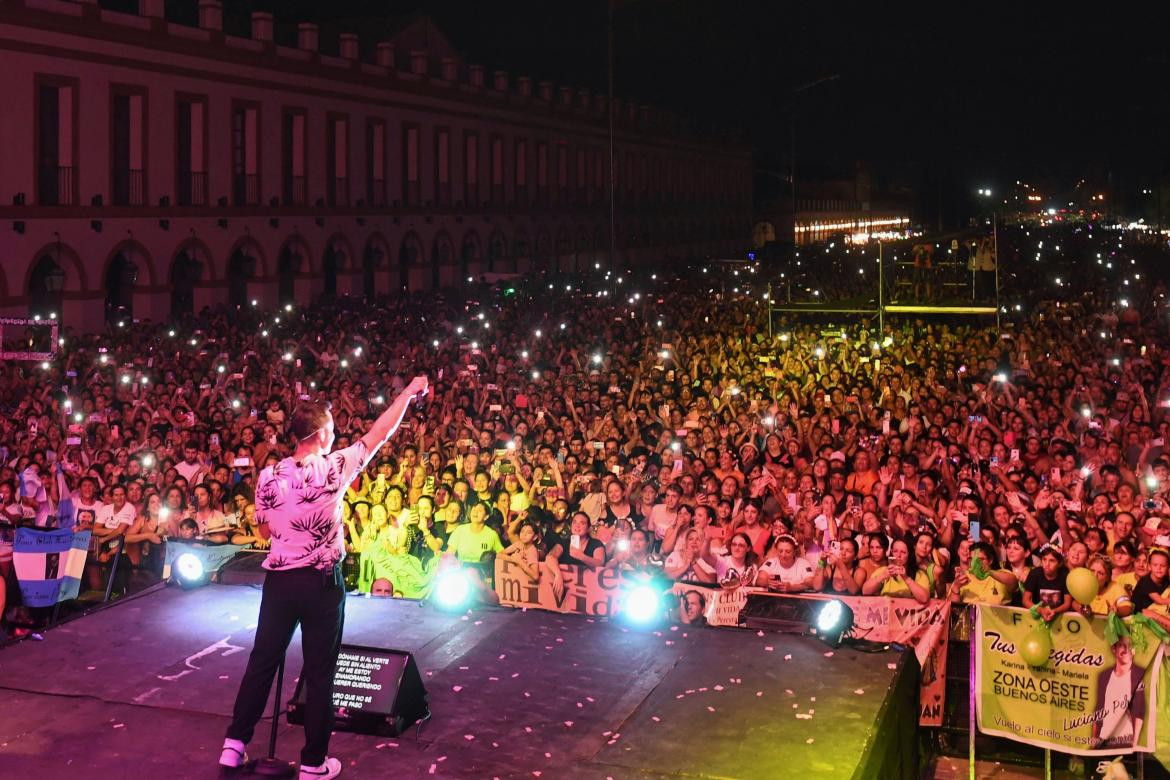 Festival de Luciano Pereyra. Foto: Télam.