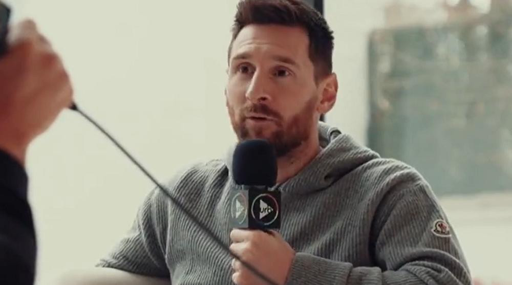 Lionel Messi en Urbana Play. Foto: captura.