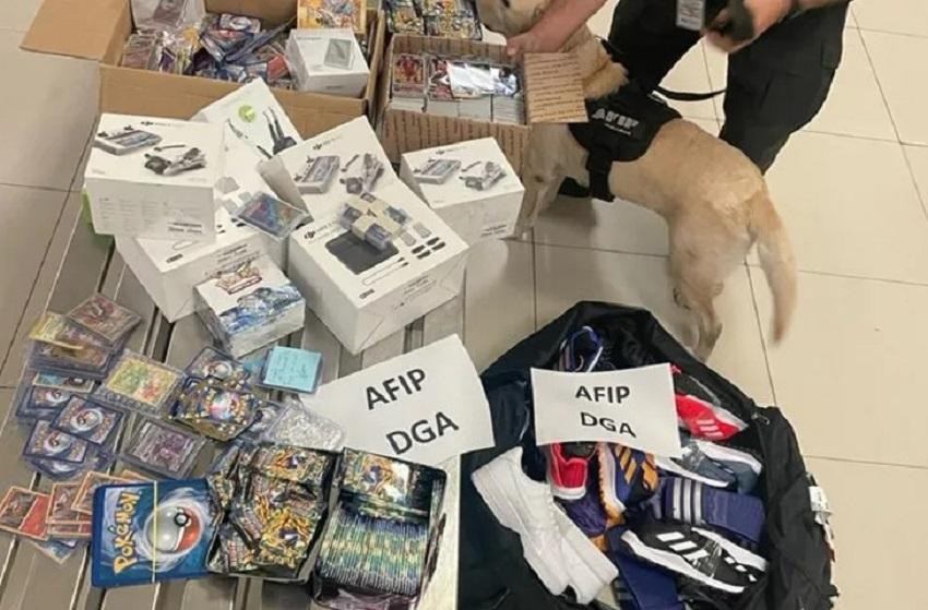 Aduana detectó drones, equipamiento médico y cartas de Pokemón sin declarar	