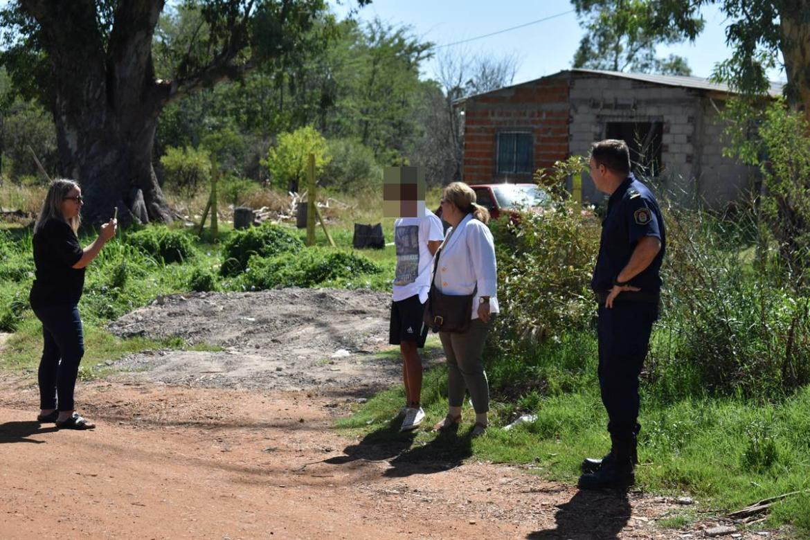 Lugar del asesinato en Concordia. Foto: Despertar entrerriano 