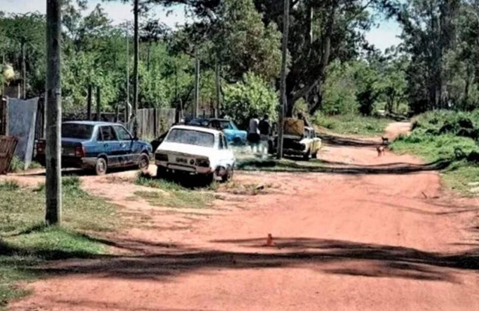 Lugar del asesinato en Concordia. Foto: Página 12