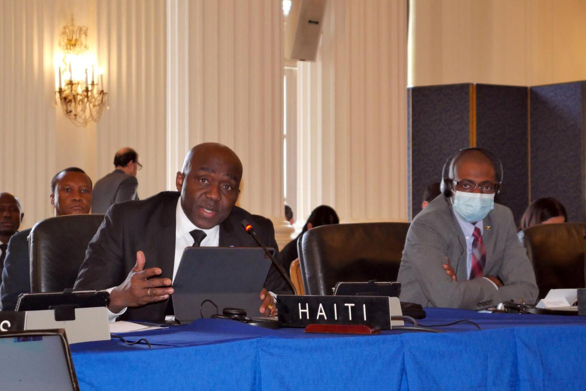 Embajador haitiano ante la OEA. Foto: EFE
