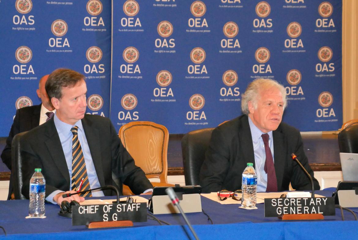 Representantes de OEA. Foto: EFE
