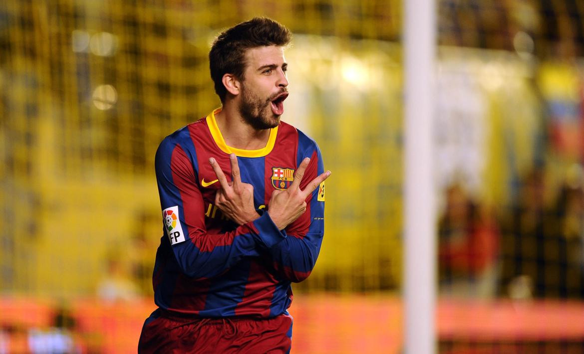 Piqué haciendo el 2. Foto: NA.