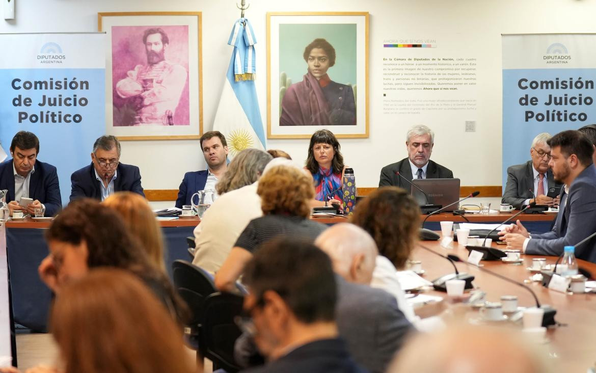 Comisión de Juicio Político a la Corte Suprema en Diputados. Foto: NA.