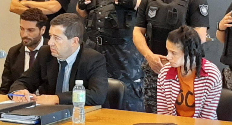 Magdalena Espósito Valenti en el juicio por la muerte de Lucio Dupuy. Foto: NA.