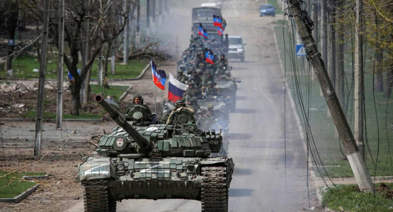 Tropas rusas en Ucrania. Foto: REUTERS
