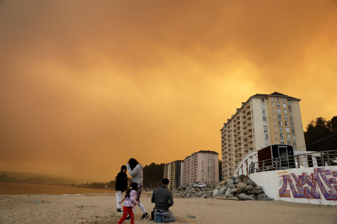 Incendios forestales en Chile. Foto: REUTERS