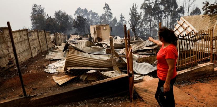 Incendios forestales en Chile. Foto: REUTERS