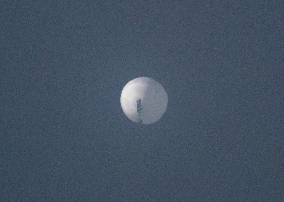 Globo chino en el cielo de Estados Unidos. Foto: REUTERS.