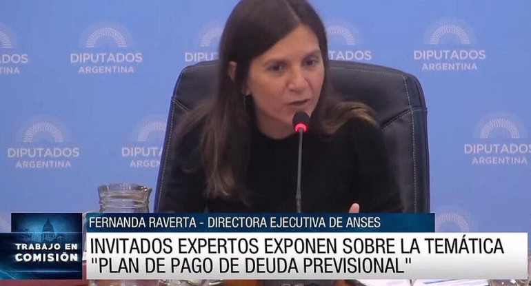 Fernanda Raverta expuso sobre el “plan de pago de deuda previsional”	