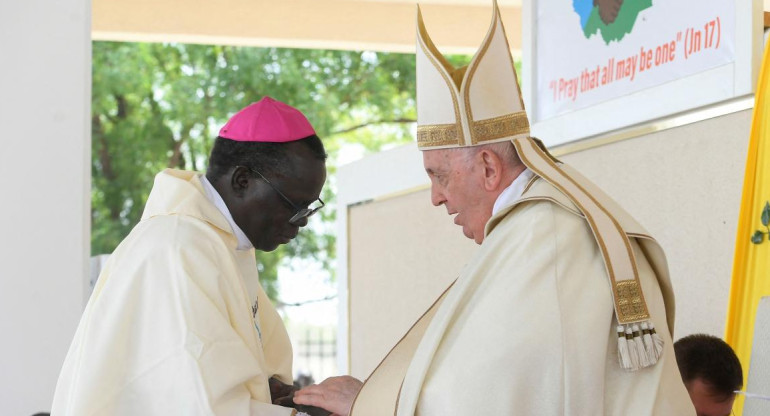 El Papa Francisco en Sudán, foto Reuters