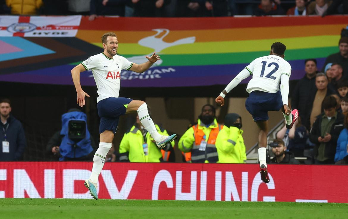 Harry Kane, máximo goleador histórico del Tottenham. Foto: Reuters.