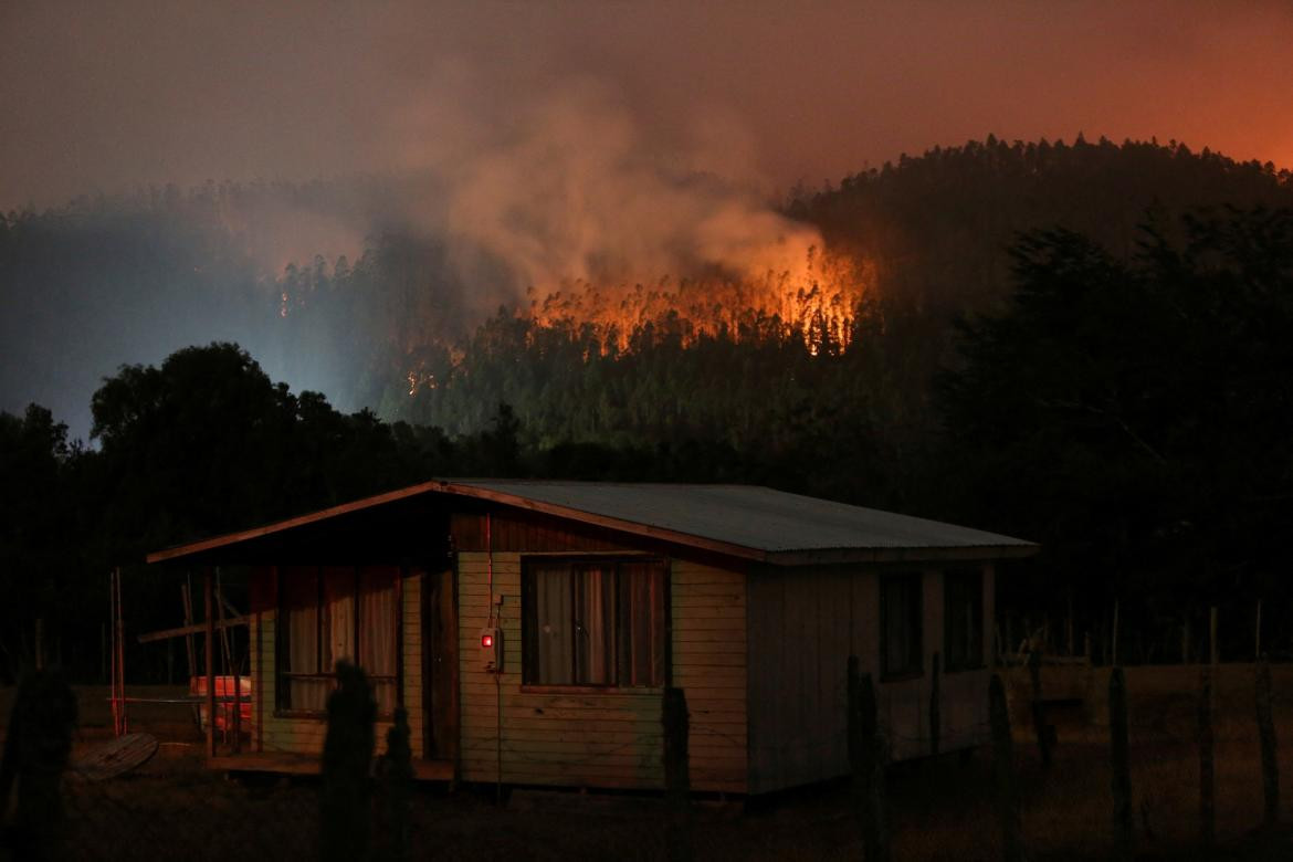 Incendios en Chile, Reuters