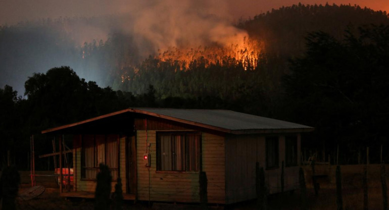 Incendios en Chile, Reuters