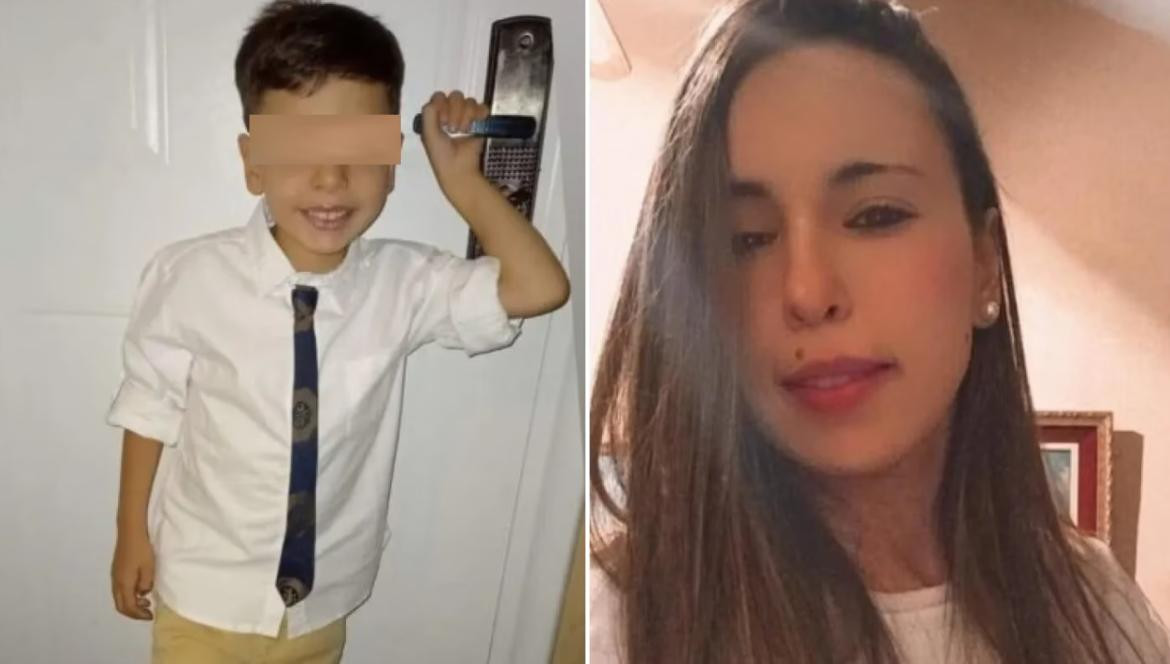 Mateo y su mamá Giuliana fueron hallados muertos (Foto: Facebook/diario El País)