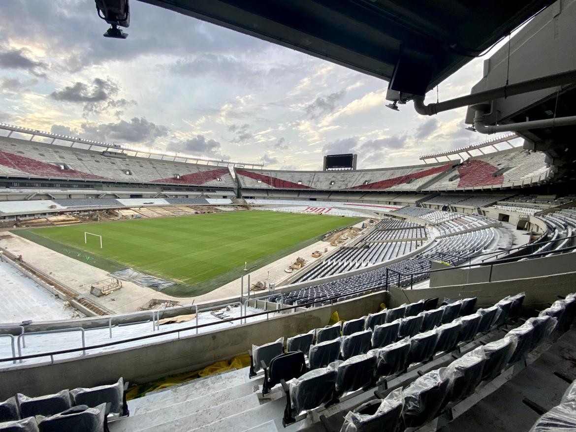 Estadio Monumental renovado. Foto: Twitter @RiverPlate.