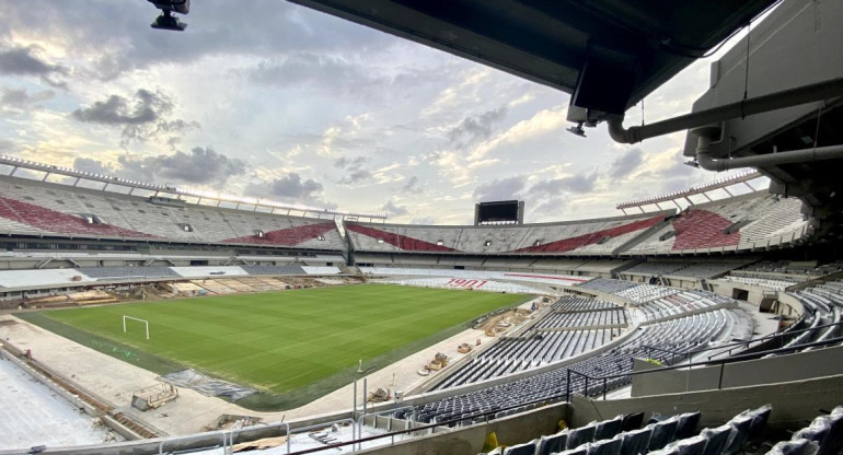Estadio Monumental renovado. Foto: Twitter @RiverPlate.