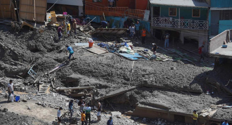 Pueblos arrasados en Perú: al menos 40 muertos tras diversos aludes por las lluvias. EFE