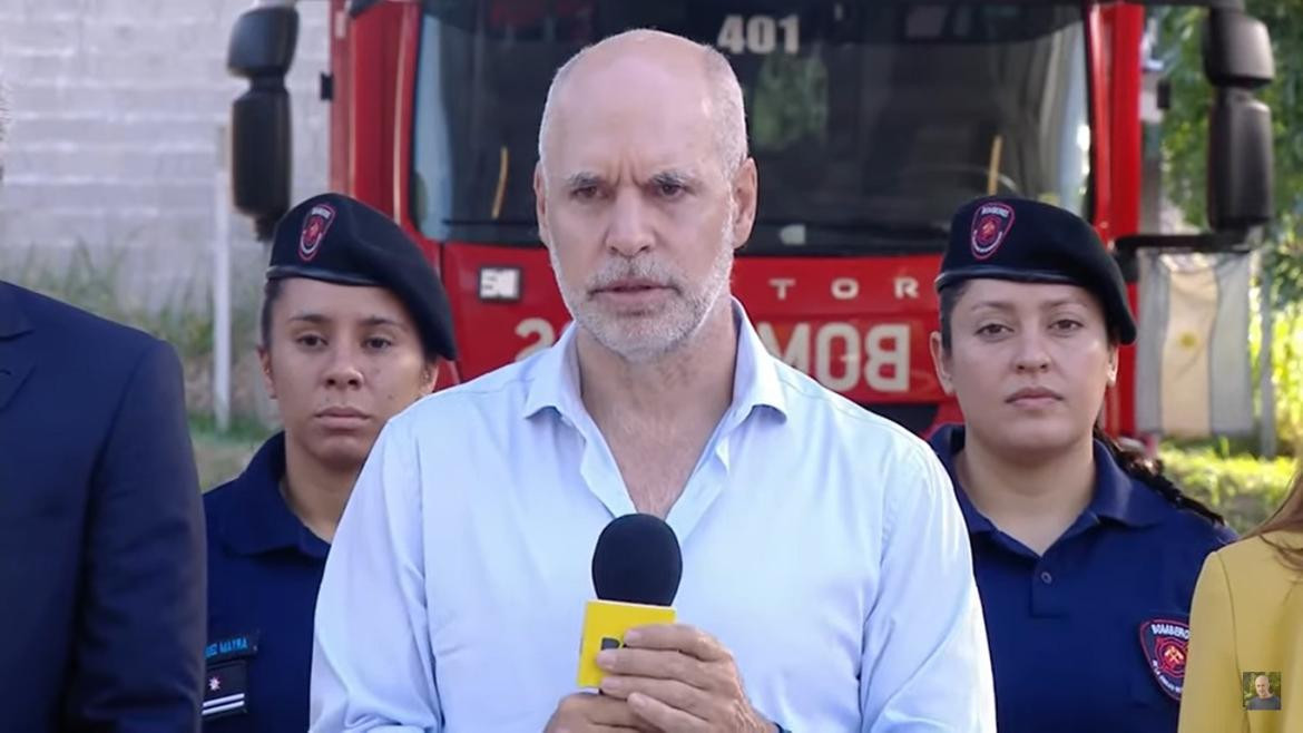 Horacio Rodríguez Larreta, jefe de Gobierno de CABA, foto captura de video