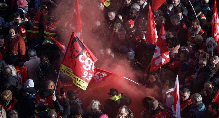 Protestas masivas en Francia Foto Reuters